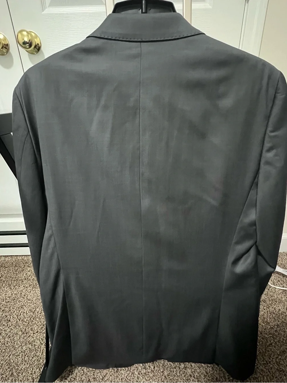 Calvin Klein Men's Black Two-Button Suit Jacket